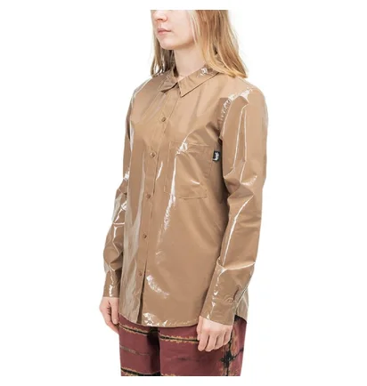 Stüssy WMNS Holland Button Down Shirt (Braun)