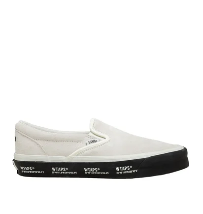 Vans Vault X WTAPS OG Classic Slip-on LX (Cream / Schwarz)