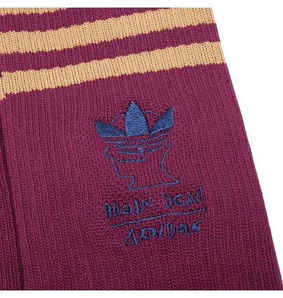 adidas x Brain Dead Socken (Rot / Navy)