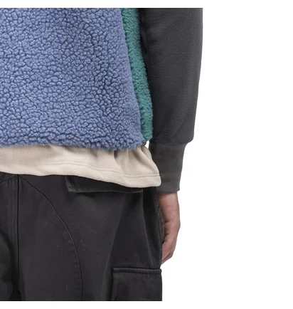 Aimé Leon Dore Polar Fleece Vest (Grau / Blau)