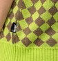 Stüssy WMNS Melange Checker Sweater Vest (Lime)