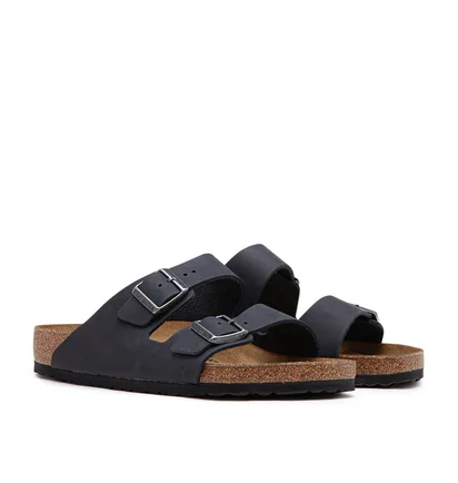Birkenstock Arizona Leather Oiled (Schwarz)
