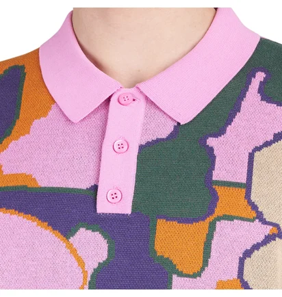 Puma x Perks and Mini Knitted Longsleeve Polo (Multi)