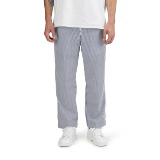 Chrystie NYC Stripe Seersucker Pants (Navy / Weiß)