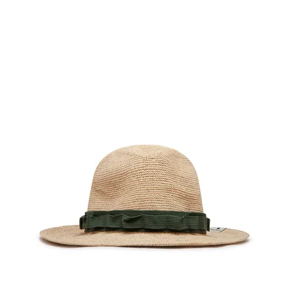 Club Stubborn Military Straw Hat (Beige)