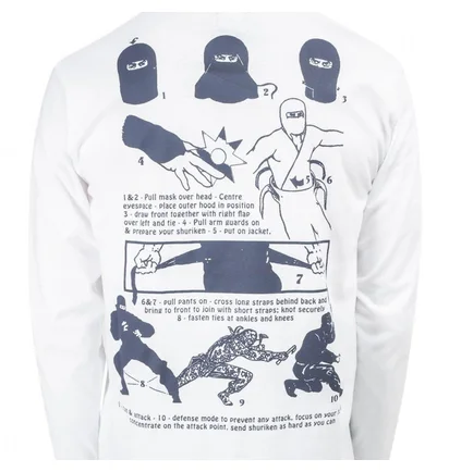 Edwin Shinobii Longsleeve (Weiß)