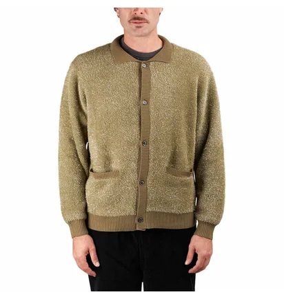 Fucking Awesome Big Night Out Cardigan (Olive)