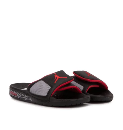Nike Air Jordan Hydro 3 Retro Slide (Schwarz / Rot / Grau)