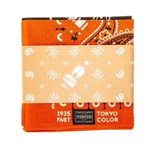 Porter by Yoshida Original Bandana (Orange / Khaki)