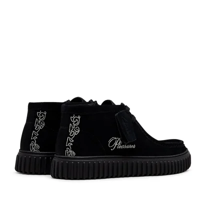 Clarks Originals x Pleasures Torhill Woven (Schwarz / Weiss)