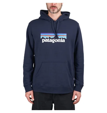 Patagonia P-6 Logo Uprisal Hoodie (Navy)