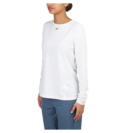 Nike Pro WMNS All Over Mesh Longsleeve (Weiß)