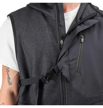 adidas Y-3 CH1 Fleece Vest (Dunkelgrau / Schwarz)