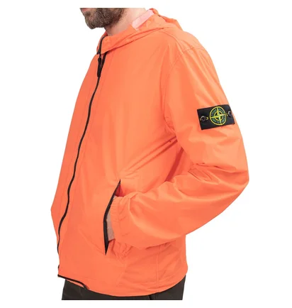 Stone Island Skin Touch Nylon-TC Packable Jacket (Orange)