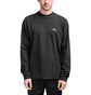 Stüssy Mock Longsleeve Crew (Schwarz)