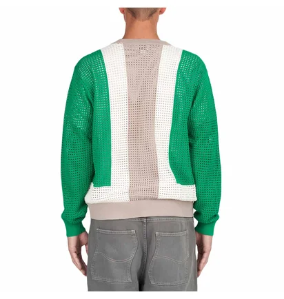 Obey Anderson 60’s Cardigan (Grün / Beige)