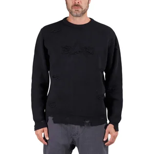Alpha Industries Distressed Logo Pullover (Schwarz)