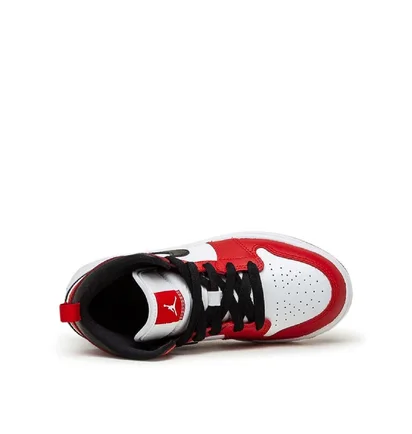 Air Jordan 1 Mid (PS) (Rot / Weiß / Schwarz)