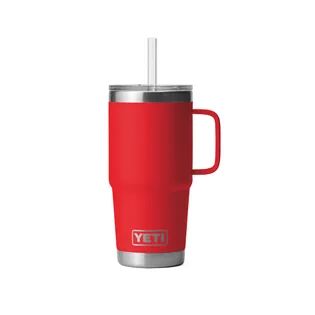 Yeti Rambler Straw Mug 25oz (739ml) (Rot) – YETI
