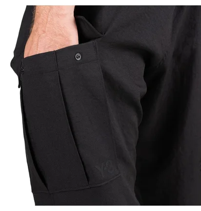 adidas Y-3 Classic Sport Uniform Cuffed Cargo Pants (Schwarz)