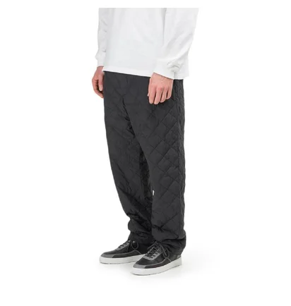 Snow Peak Recyled Nylon Ripstop Down Pants (Schwarz)