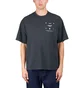 Obey Around the Globe Pigment T-Shirt (Schwarz)