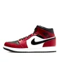 Air Jordan 1 Mid (Rot / Schwarz / Weiß)