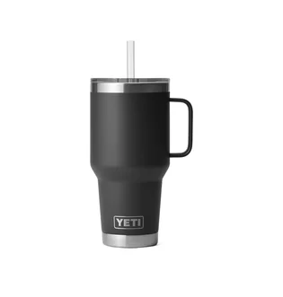 Yeti Rambler 35oz (1035ml) Straw Mug (Schwarz) – YETI