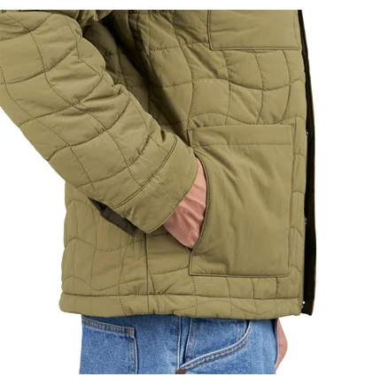 Dime Reversible Insulated Jacket (Oliv / Beige)