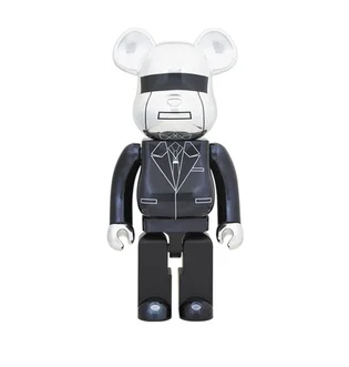 Medicom 1000% Daftpunk Thomas Bangalter Be@rbrick Toy (Schwarz / Silber)