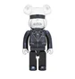 Medicom 1000% Daftpunk Thomas Bangalter Be@rbrick Toy (Schwarz / Silber)