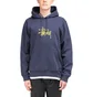 Stüssy Basic Embroidered Hoodie (Navy)