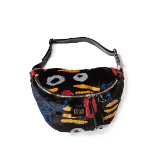 Aries Elis Bag Fake Fur (Schwarz)