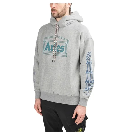 Aries Temple Hoodie (Grau)