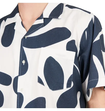Edmmond Studios Alice Short Sleeve Shirt (Navy)