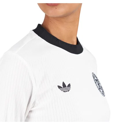 adidas WMNS DFB 125 Jahre Jersey Longsleeve (Weiss / Schwarz)