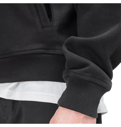 Stüssy Overdyed Mock Sweater (Schwarz)