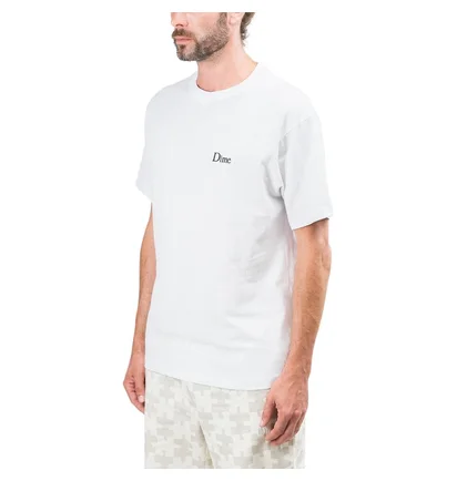 Dime Classic Small Logo T-Shirt (Weiß)