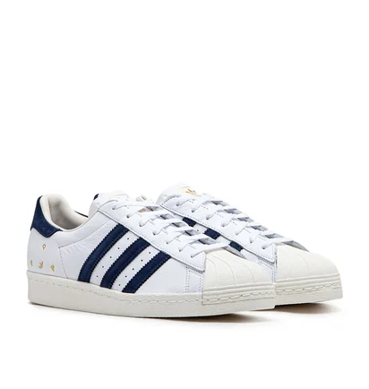adidas x Pop Trading Company Superstar ADV (Weiß / Navy)