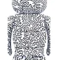 Medicom 1000% Keith Haring #4 Be@rbrick Toy