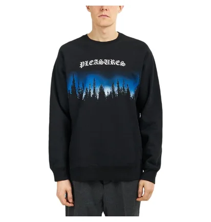 Pleasures Forest Premium Crewneck (Schwarz)