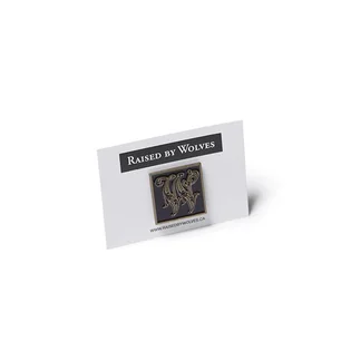 Raised By Wolves W Pin (Gold)