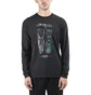 Stüssy Autumn Masks Pig. Dyed LS Tee (Schwarz)