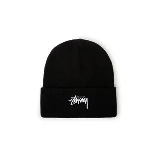 Stüssy Stock Cuff Beanie (Schwarz)