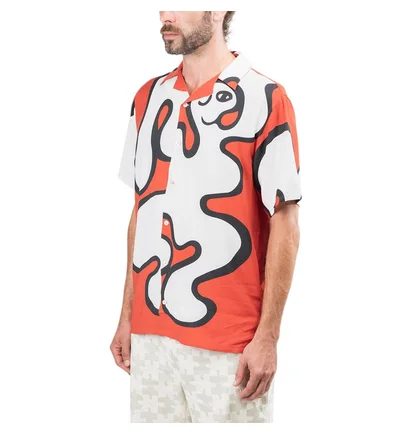Dime Rayon Shirt (Rot)