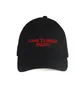 NASASEASONS Cap 'I Came To Break Hearts' (Schwarz / Rot)