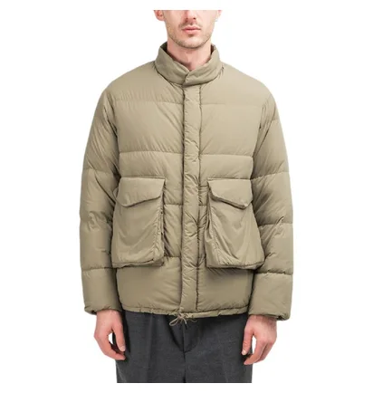 Snow Peak Recycled Nylon Ripstop Down Jacket (Beige)
