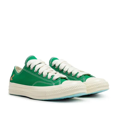Converse x Golf Le Fleur* Chuck 70 OX (Dunkelgrün / Beige)
