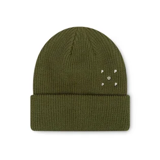 Pop Trading Company Basic Beanie (Oliv)