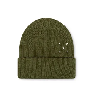 Pop Trading Company Basic Beanie (Oliv)